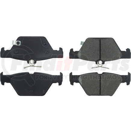Centric 308.18080 Disc Brake Pad Set Street Brake Pads with Shims and Hardware