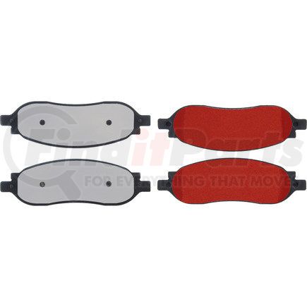 500.10680 by CENTRIC - PQ PRO Disc Brake Pads with Hardware