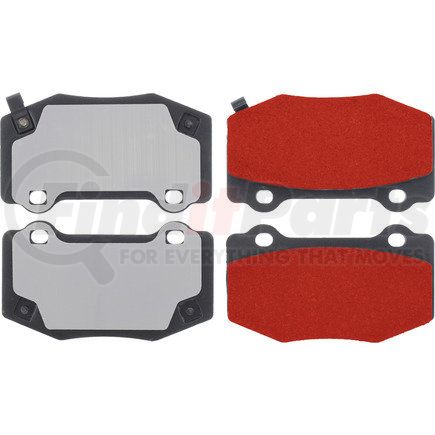 500.17180 by CENTRIC - PQ PRO Disc Brake Pads with Hardware