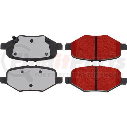 500.16120 by CENTRIC - PQ PRO Disc Brake Pads with Hardware