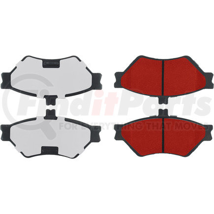 500.06780 by CENTRIC - PQ PRO Disc Brake Pads with Hardware