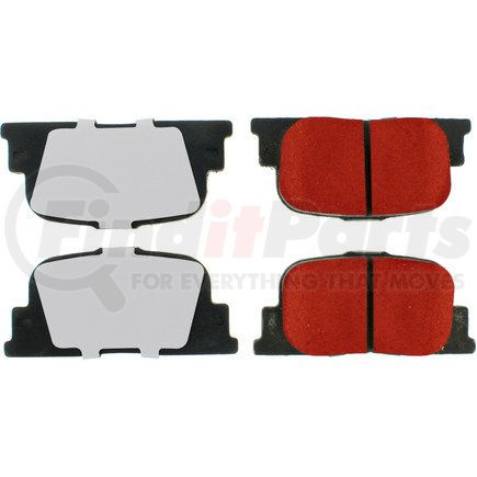 500.08350 by CENTRIC - PQ PRO Disc Brake Pads with Hardware