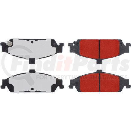 500.07270 by CENTRIC - PQ PRO Disc Brake Pads with Hardware