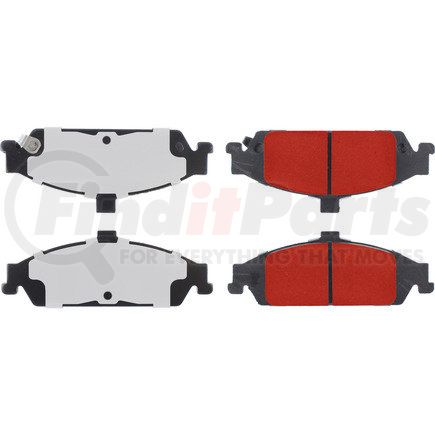 Centric 500.07270 Disc Brake Pad Set PQ PRO Disc Brake Pads with Hardware