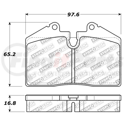 308.06080 by CENTRIC - StopTech Street Brake Pad