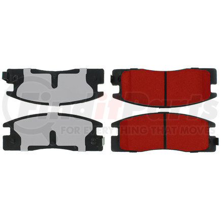 500.03980 by CENTRIC - PQ PRO Disc Brake Pads with Hardware