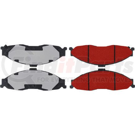 500.07490 by CENTRIC - PQ PRO Disc Brake Pads with Hardware