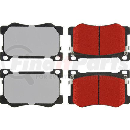 Centric 500.17990 Disc Brake Pad Set PQ PRO Disc Brake Pads
