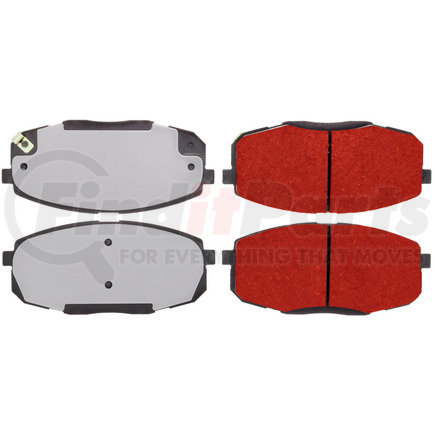 500.13971 by CENTRIC - PQ PRO Disc Brake Pads with Hardware