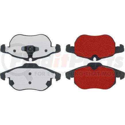 500.09720 by CENTRIC - PQ PRO Disc Brake Pads with Hardware