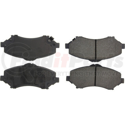 Centric 305.12730 Disc Brake Pad Set Street Slect Brake Pads with Hardware