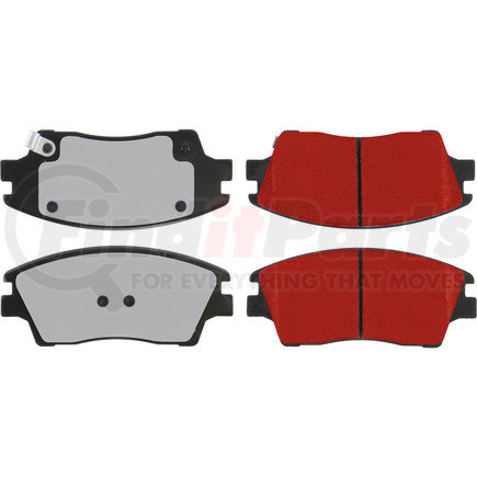 500.18470 by CENTRIC - PQ PRO Disc Brake Pads with Hardware