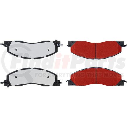 500.13990 by CENTRIC - PQ PRO Disc Brake Pads with Hardware