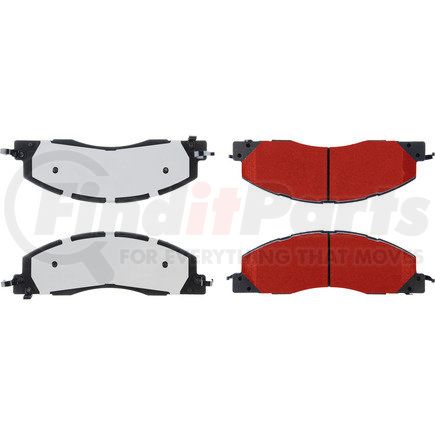 Centric 500.13990 Disc Brake Pad Set PQ PRO Disc Brake Pads with Hardware
