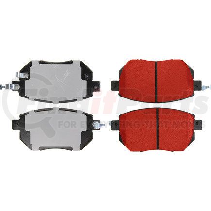 500.09690 by CENTRIC - PQ PRO Disc Brake Pads with Hardware