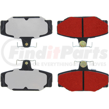 500.03910 by CENTRIC - PQ PRO Disc Brake Pads with Hardware