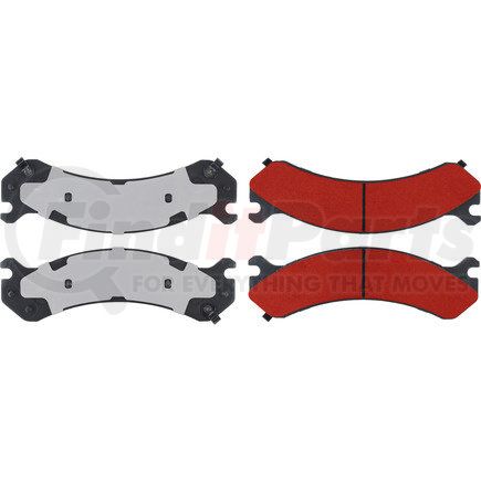 Centric 500.07840 Disc Brake Pad Set PQ PRO Disc Brake Pads with Hardware