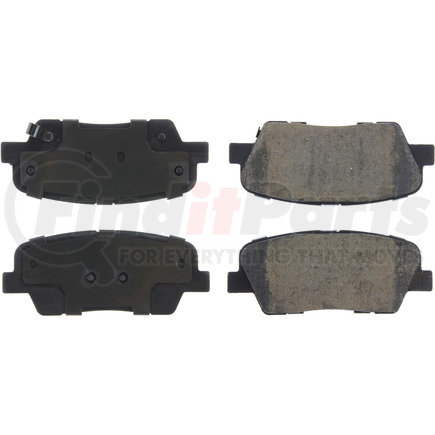 Centric 308.12842 Disc Brake Pad Set Street Brake Pads with Shims and Hardware