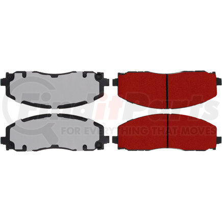 500.15890 by CENTRIC - PQ PRO Disc Brake Pads with Hardware