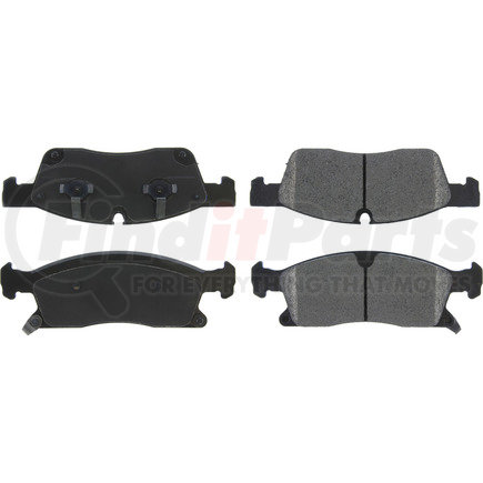 308.14550 by CENTRIC - Street Brake Pads Front with Shims