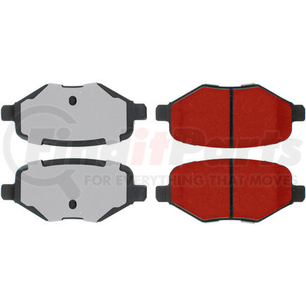 500.13770 by CENTRIC - PQ PRO Disc Brake Pads with Hardware