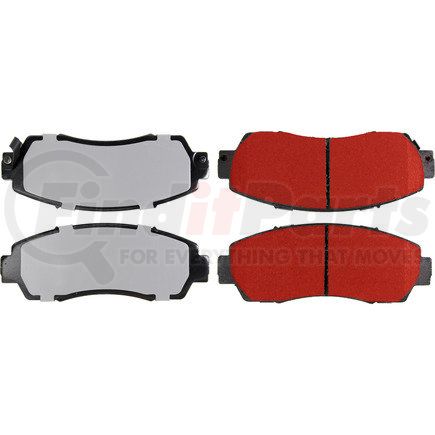 500.15210 by CENTRIC - PQ PRO Disc Brake Pads with Hardware