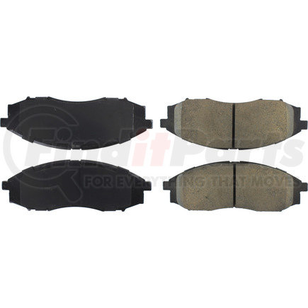 Centric 308.08300 Disc Brake Pad Set Street Brake Pads Front with Shims