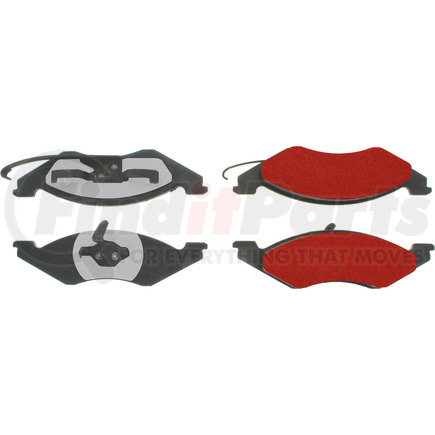 Centric 500.02570 Disc Brake Pad Set PQ PRO Disc Brake Pads with Hardware