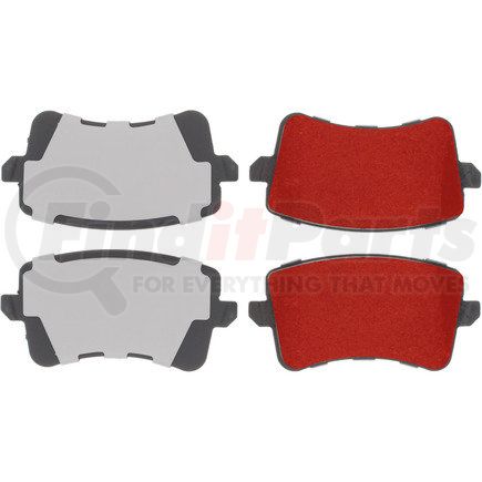 500.13861 by CENTRIC - PQ PRO Disc Brake Pads with Hardware