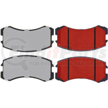 500.0904 by CENTRIC - PQ PRO Disc Brake Pads with Hardware