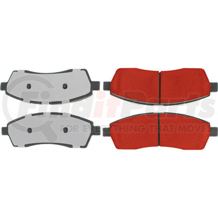 500.07570 by CENTRIC - PQ PRO Disc Brake Pads with Hardware