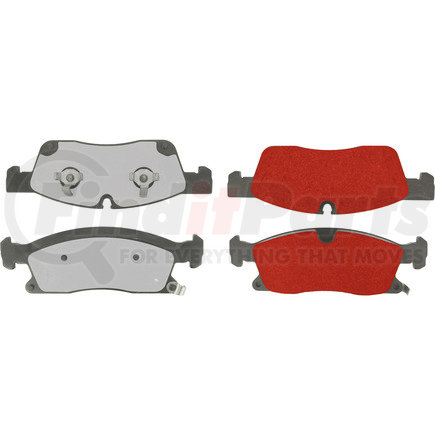 500.16290 by CENTRIC - PQ PRO Disc Brake Pads with Hardware