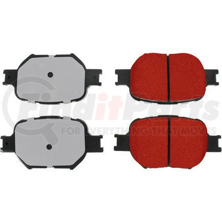 500.08170 by CENTRIC - PQ PRO Disc Brake Pads with Hardware