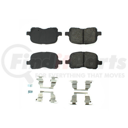 106.07410 by CENTRIC - Posi Quiet Extended Wear Brake Pads with Hardware