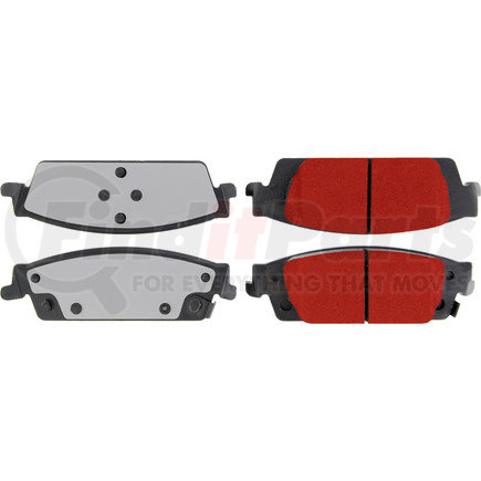 500.17070 by CENTRIC - PQ PRO Disc Brake Pads with Hardware