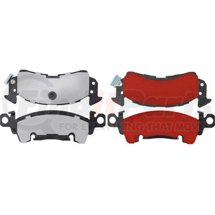 500.00520 by CENTRIC - PQ PRO Disc Brake Pads with Hardware