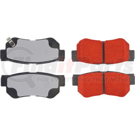 Centric 500.08130 Disc Brake Pad Set PQ PRO Disc Brake Pads with Hardware