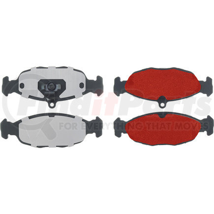 Centric 500.06881 Disc Brake Pad Set PQ PRO Disc Brake Pads with Hardware