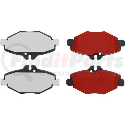 500.09870 by CENTRIC - PQ PRO Disc Brake Pads with Hardware