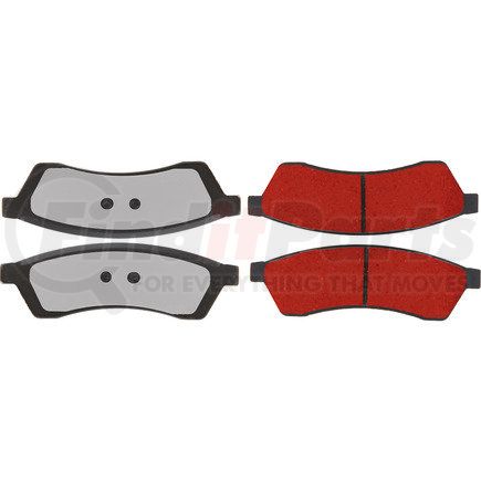 500.10300 by CENTRIC - PQ PRO Disc Brake Pads with Hardware