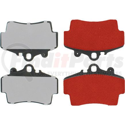 500.07370 by CENTRIC - PQ PRO Disc Brake Pads with Hardware