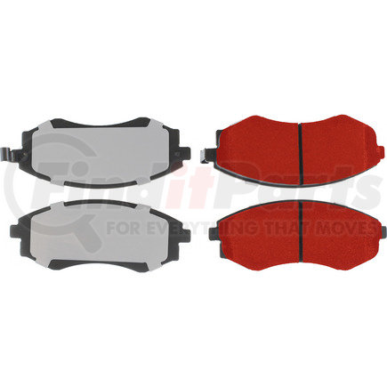 500.07000 by CENTRIC - PQ PRO Disc Brake Pads with Hardware