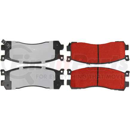 500.05531 by CENTRIC - PQ PRO Disc Brake Pads with Hardware