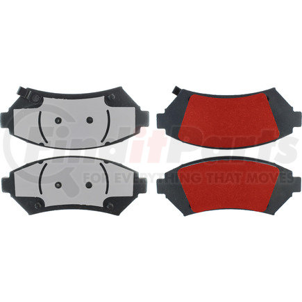 500.10760 by CENTRIC - PQ PRO Disc Brake Pads with Hardware