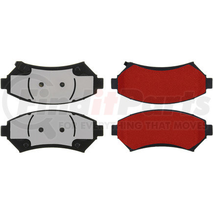 500.06990 by CENTRIC - PQ PRO Disc Brake Pads with Hardware