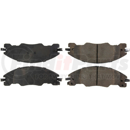 Centric 305.13390 Disc Brake Pad Set Street Slect Brake Pads with Hardware