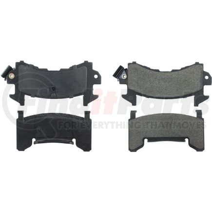 308.01540 by CENTRIC - Street Brake Pads Front with Shims and Hardware