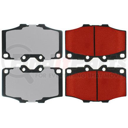 500.01370 by CENTRIC - PQ PRO Disc Brake Pads with Hardware