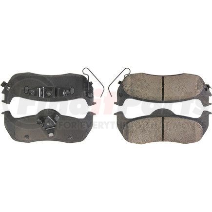 Centric 305.10410 Disc Brake Pad Set Street Slect Brake Pads with Hardware