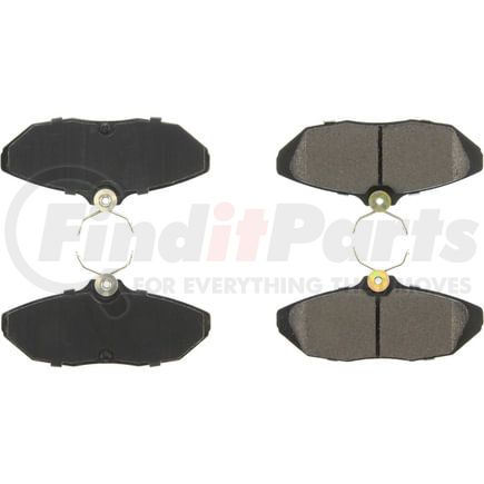 Centric 308.05990 Disc Brake Pad Set Street Brake Pads Rear with Shims and Hardware